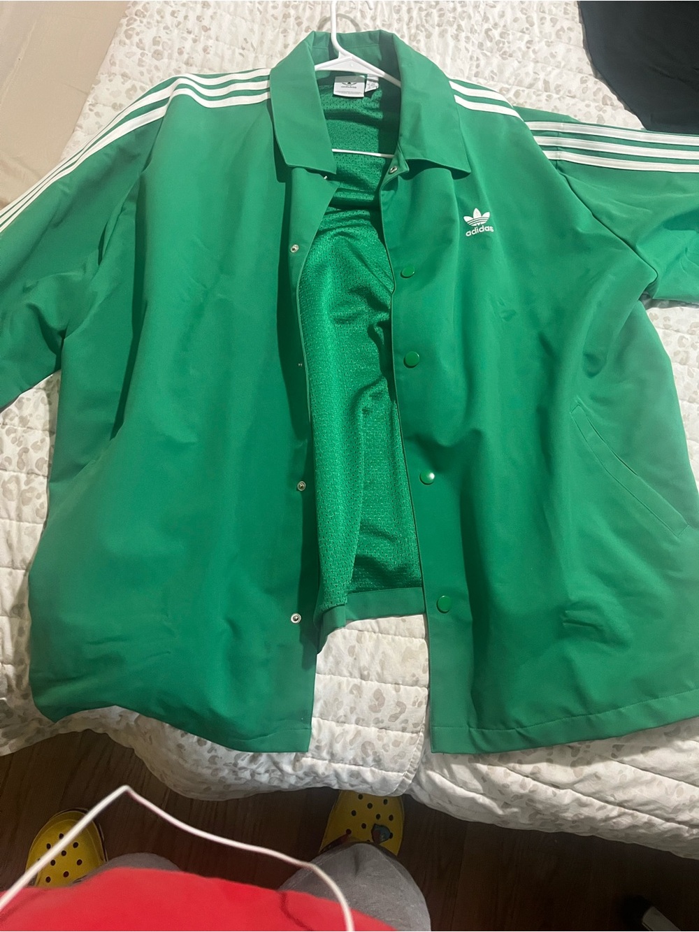 adidas Men's Emerald Green Athletic Shorts